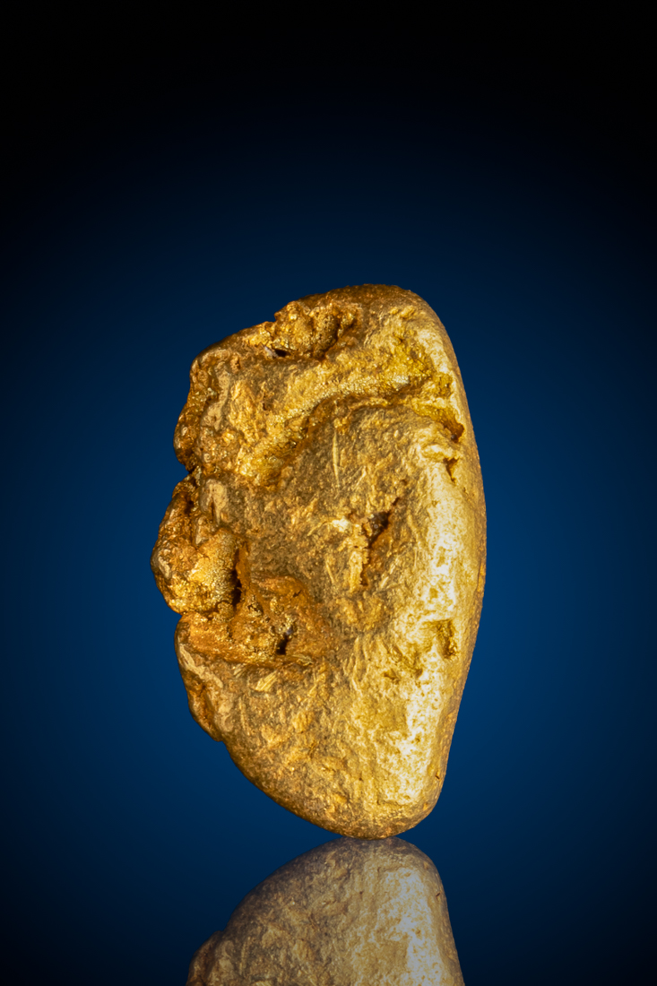 (image for) Wonderful Patina Lots of Character Natural Gold Nugget, American River - 8.09 grams